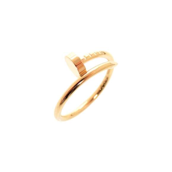CARTIER Authentic 18k Gold Ring #52 main image 1